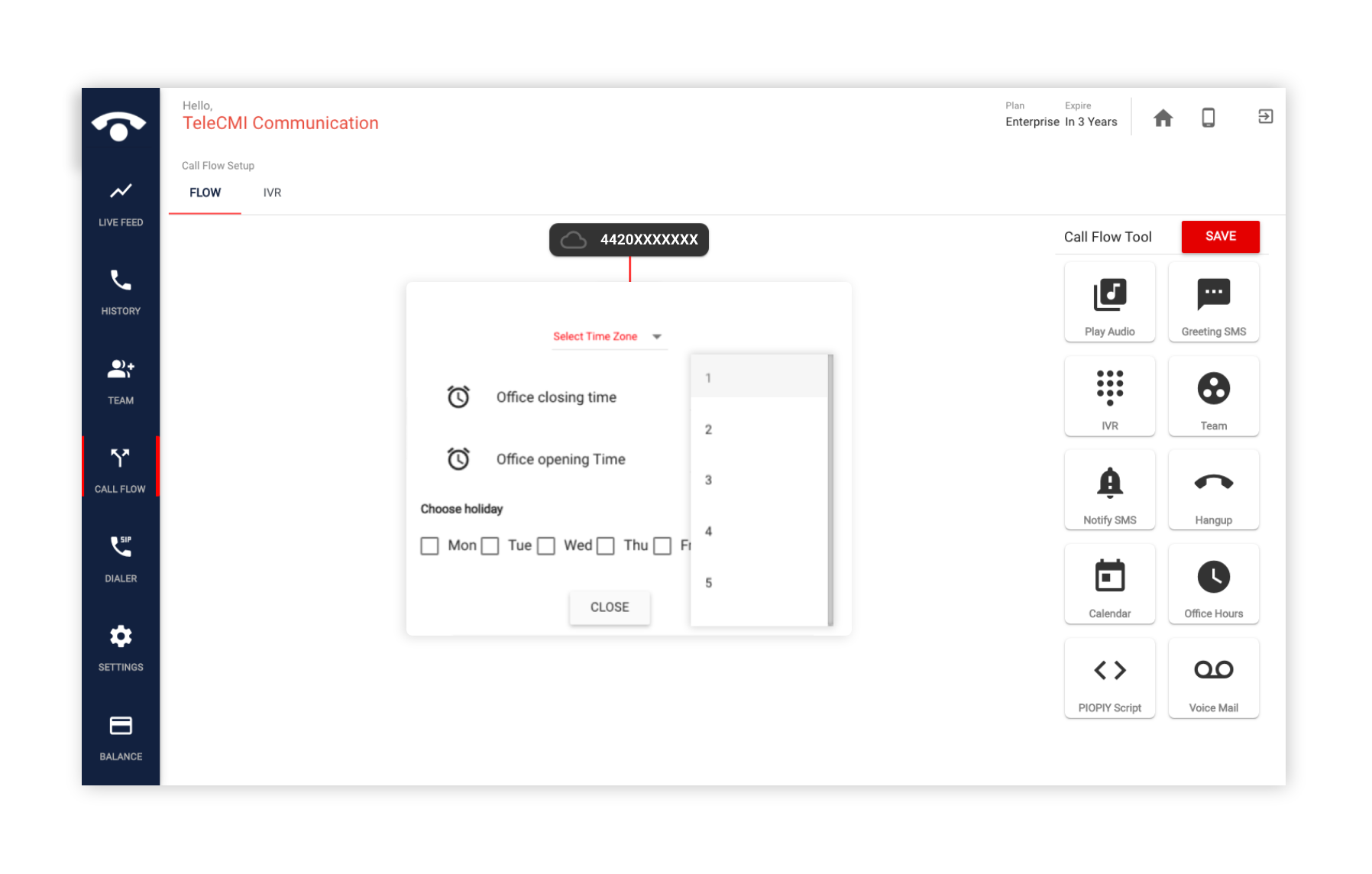 Business Hours Configuration