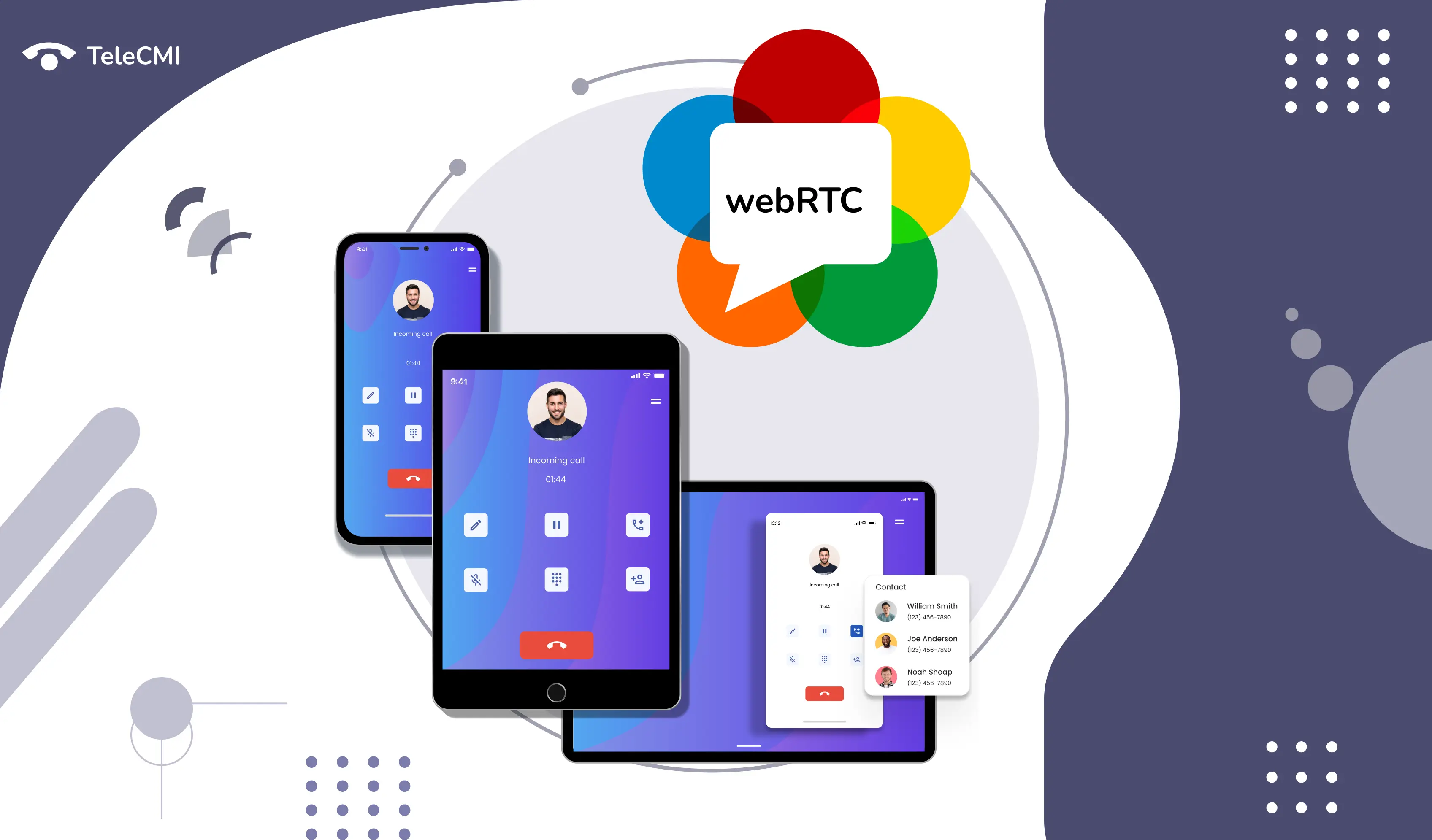laravel webrtc video call