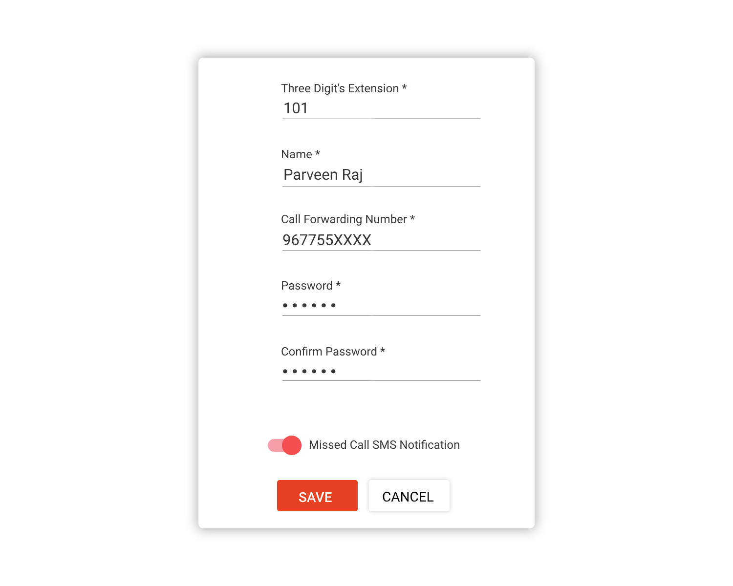 Create Three Digit Extension