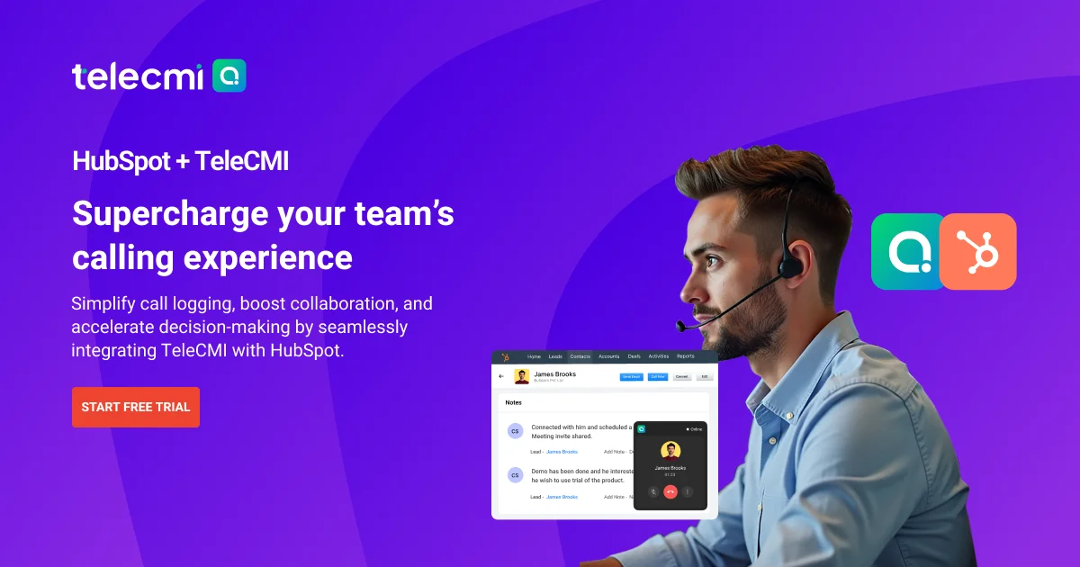 TeleCMI + HubSpot Integration | Smarter CRM Calling
